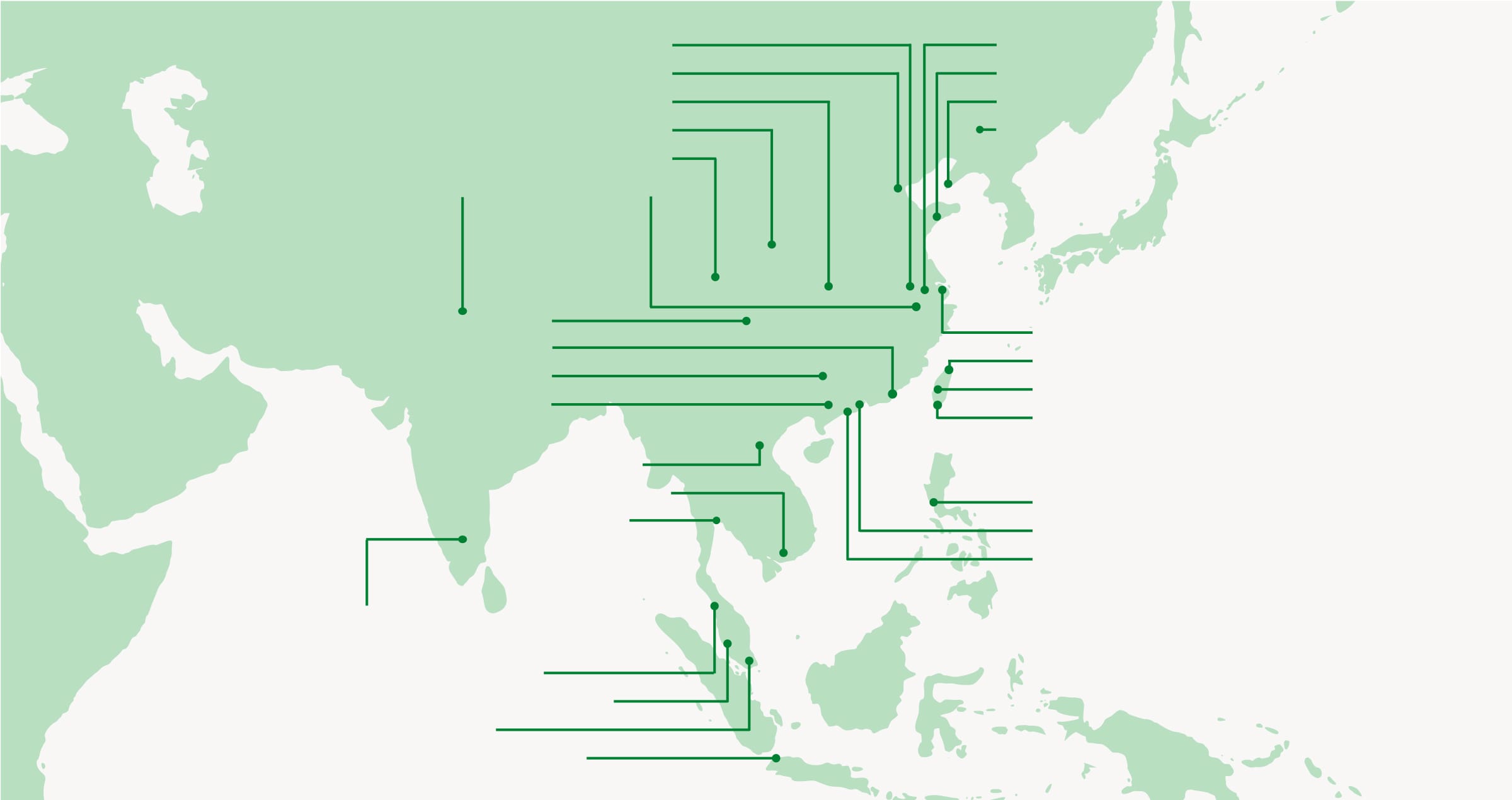 アジア拠点図