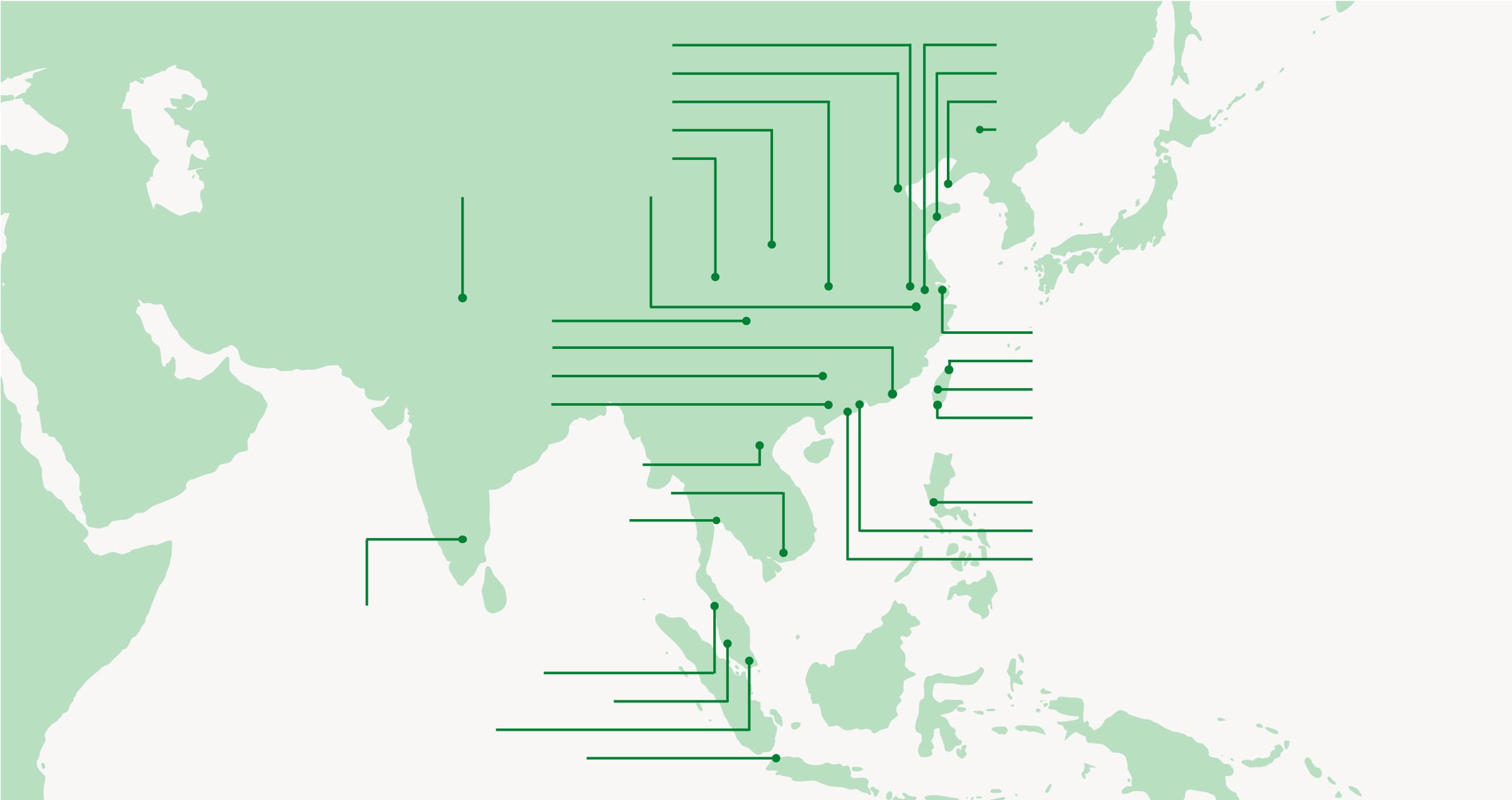 アジア拠点図