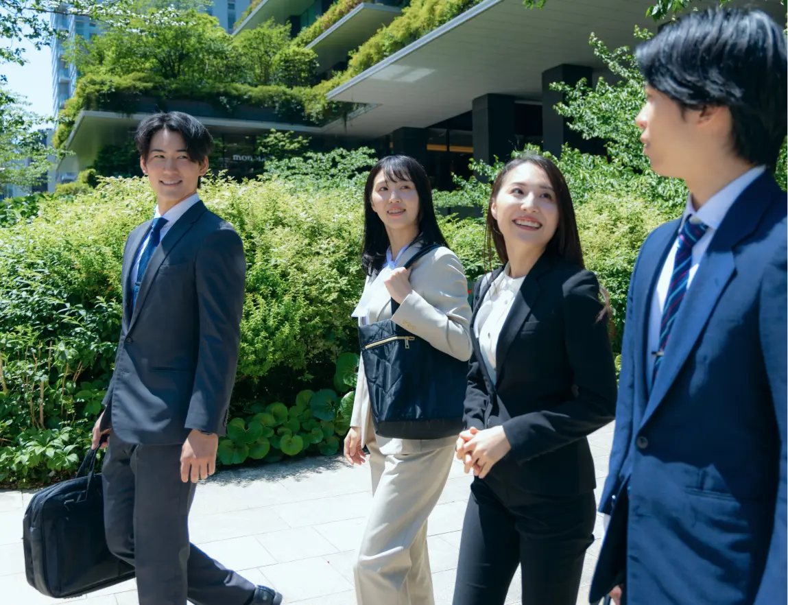 ”入社3年ひとり立ち研修制度”に基づき、ビジネススキルの基礎を取得。